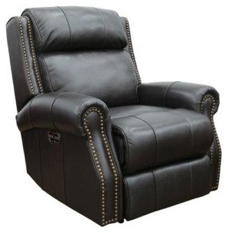 Barcalounger Blair 9PH 3354 5700 87 Blair Powered Recliner With Adjustable Headrest Shoreham Fudge Z R Furniture Recliners